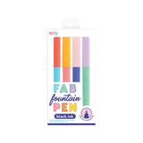 OOLY - FAB FOUNTAIN PENS - SET OF 4