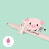 Legami - Set of 4 Erasable Pens On The Farm