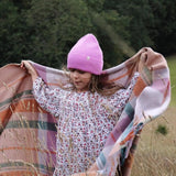 TBCO - MERINO WOOL KIDS BEANIE IN PINK