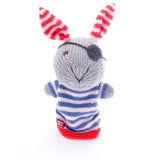 ChunkiChilli - Pirate Rabbit Hand Puppet in Organic Cotton