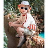 Rockahula - Two Tone Stripy Sunglasses