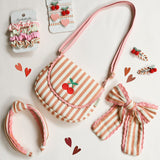 Rockahula - Stripy Cherry Clips