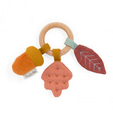 Moulin Roty - Wooden Oak Tree Ring Rattle