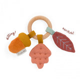 Moulin Roty - Wooden Oak Tree Ring Rattle