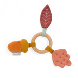 Moulin Roty - Wooden Oak Tree Ring Rattle