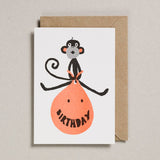 Petra Boase Ltd - Rascals Card - Monkey Space Hopper