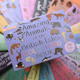 Button & Squirt - Amazing Animals of the British Isles Colouring Book