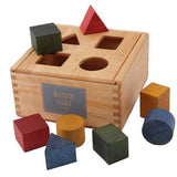 Wooden Story - Stacking Montessori Toy Shape Sorter Box Rainbow: Rainbow