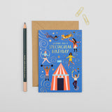 Mifkins - Circus Tricks Birthday Card | Kids Card | Childrens Card
