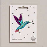 Petra Boase Ltd - Iron on Patch - Hummingbird