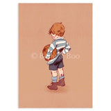Belle & Boo Ltd - Football Postcard